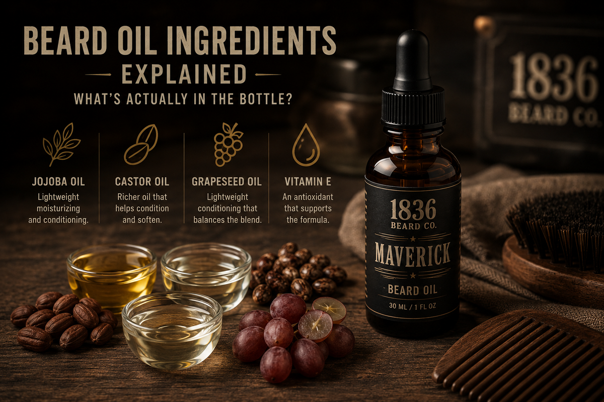Beard Oil Ingredients Explained: What’s Actually in the Bottle?