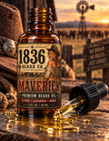 1836 Beard Co. Beard Oil – Maverick, Citrus & Bergamot, 1 fl oz
