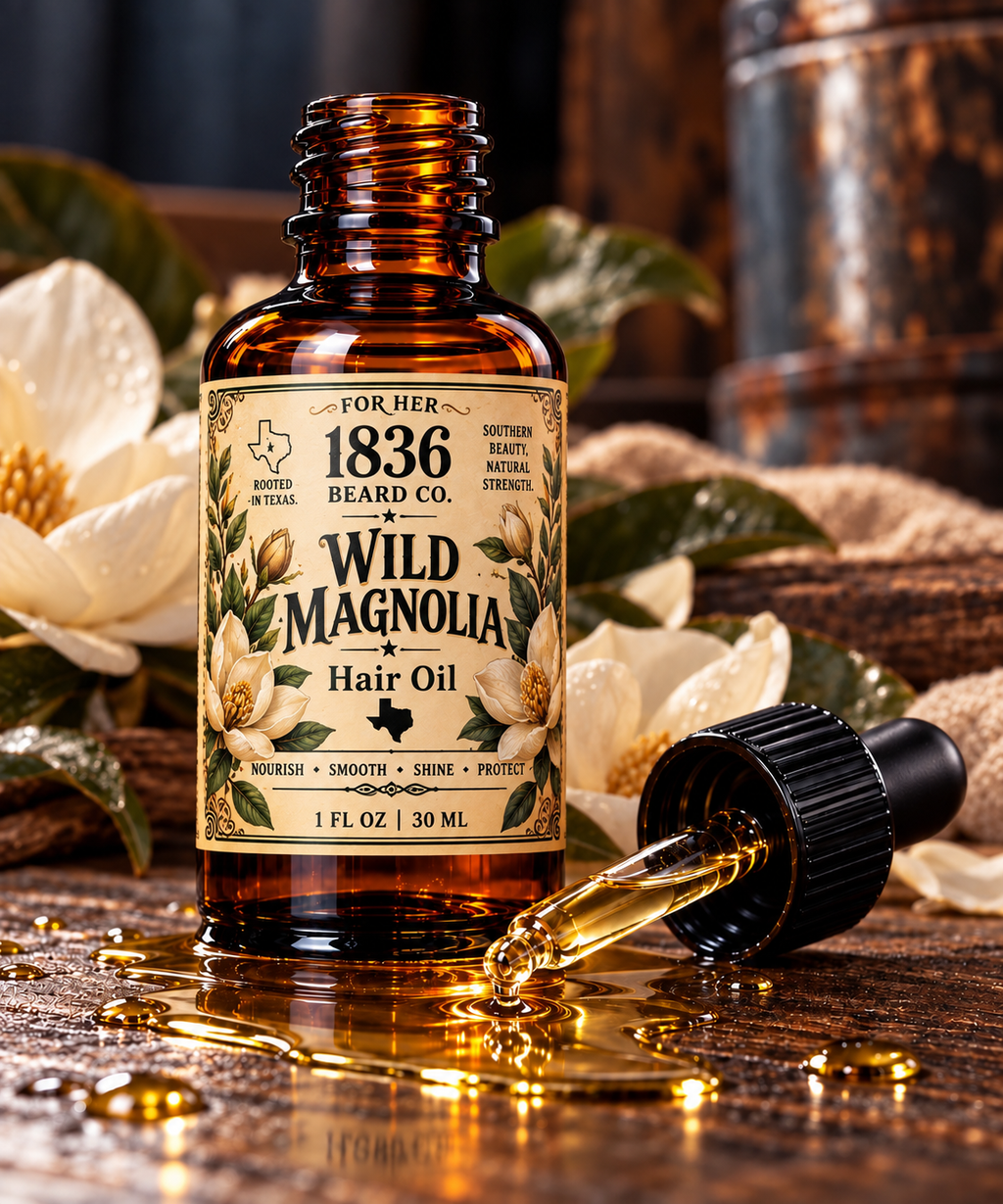 1836 Hair Serum - Wild Magnolia - Magnolia, Geranium & Musk,  1 fl oz.