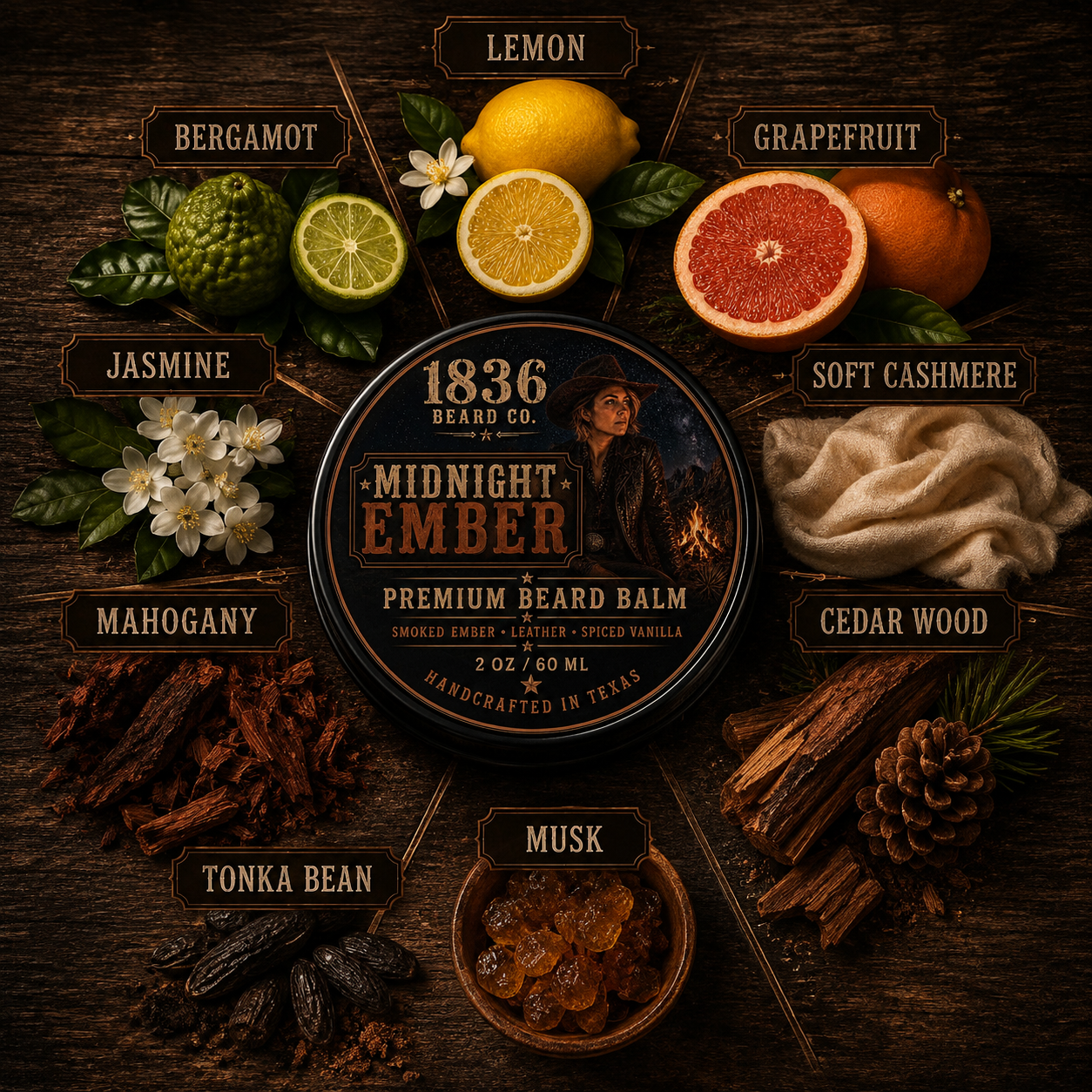 Midnight Ember -Beard Balm