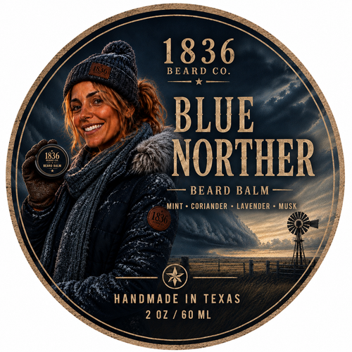 1836 Beard Co. Beard Balm –Blue Norther, Mint, Coriander & Lavender 1 fl oz (Copy)