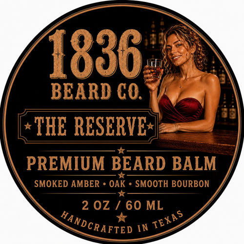 1836 Beard Co. Beard Balm – The Reserve, Citrus & Cedarwood, 1 fl oz