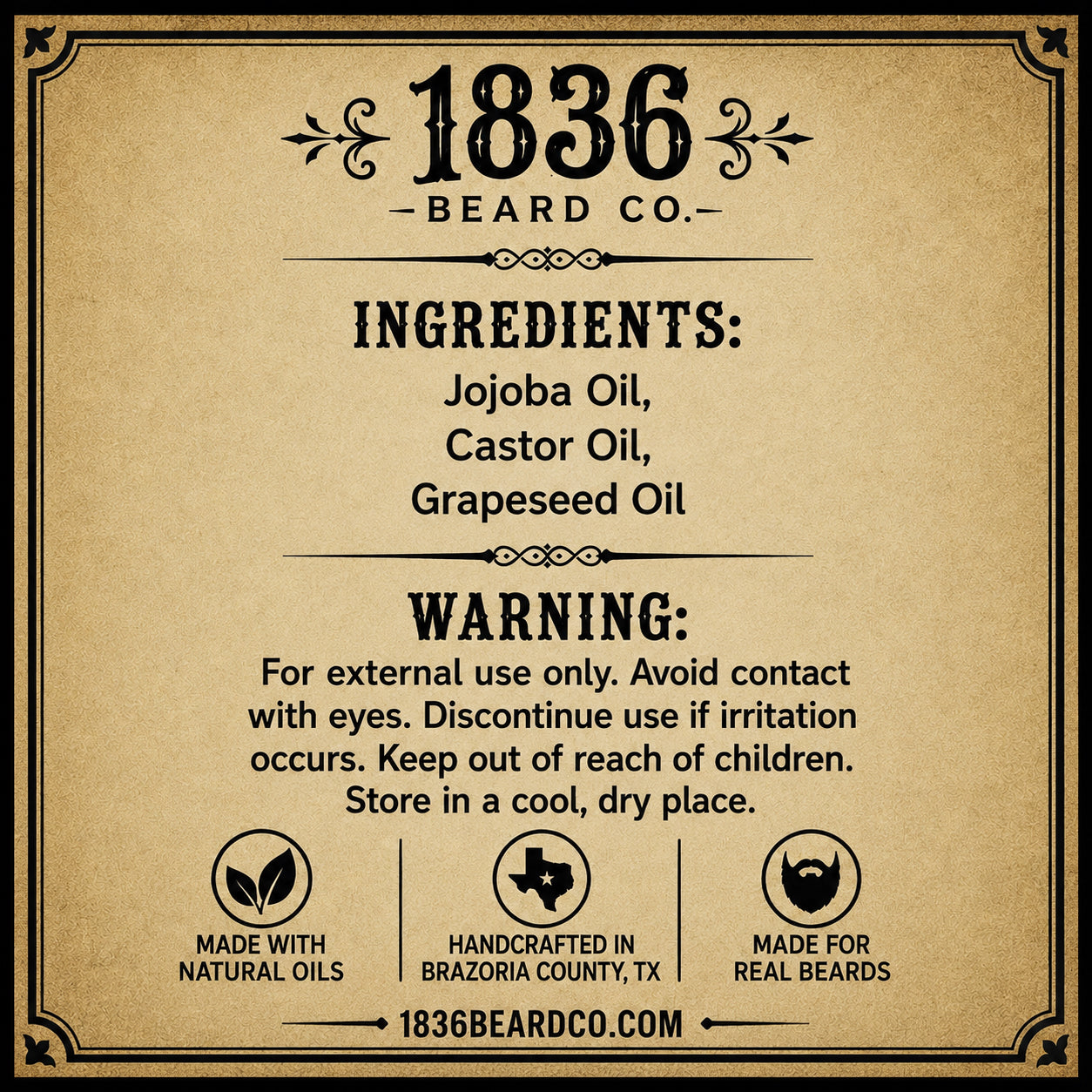 Naked-Non Scented Beard Oil